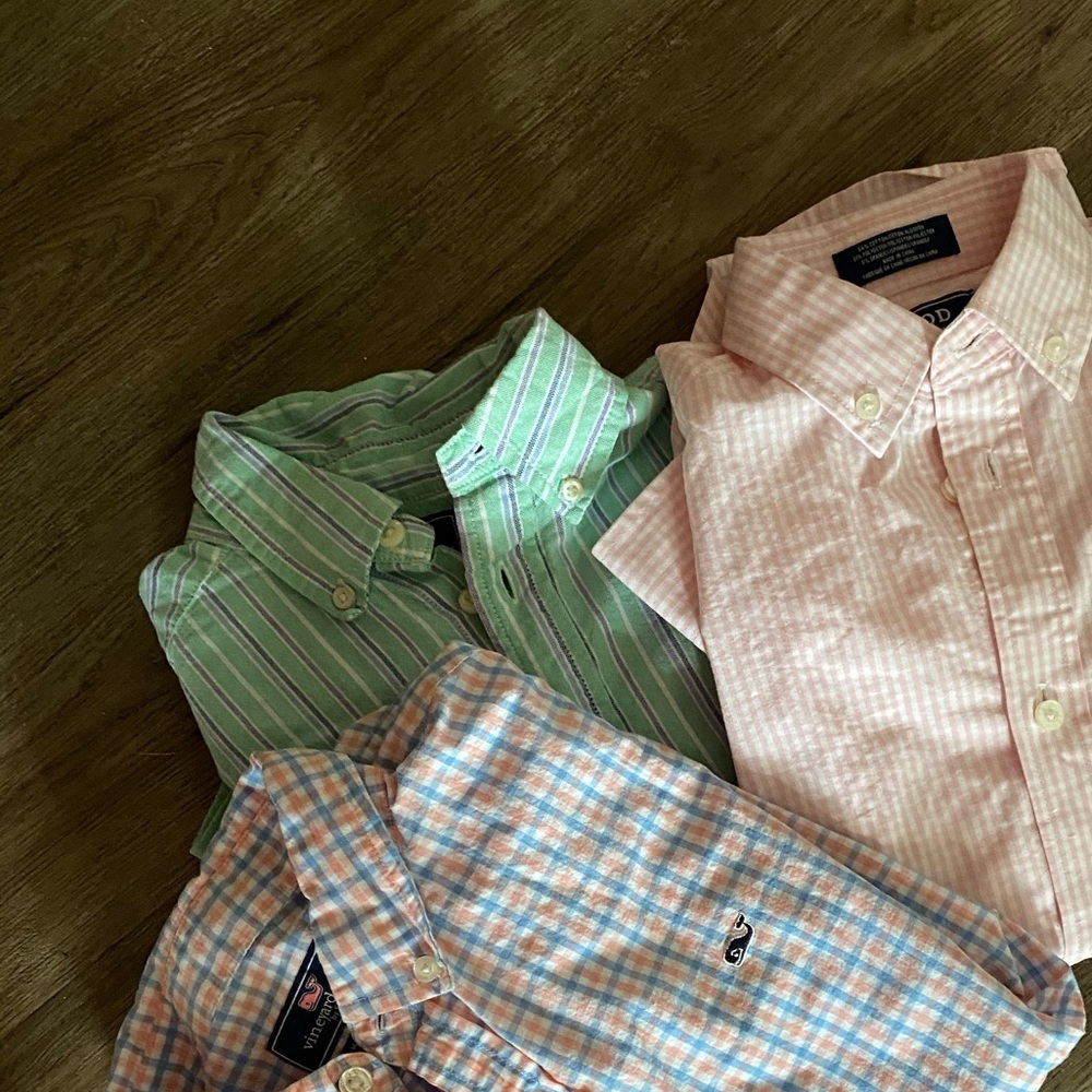 Boys dress shirt bundle size large